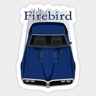 Pontiac Firebird Ram Air 1968 - Aegean Blue Sticker